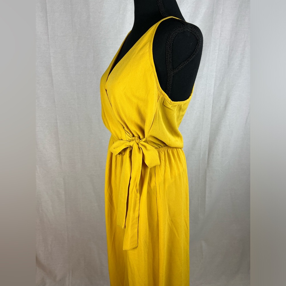 dream of me yellow sleeveless maxi dress, lightweight, women's size large - Picture 4 of 7
